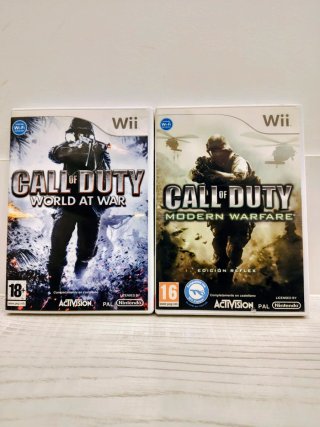 Lote 2 Juegos Call of Duty para Wii