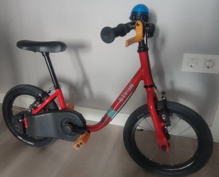 Bicicleta Infantil Roja (3-5 años)