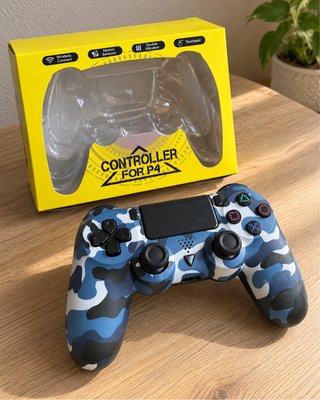 Mando P4 Inalámbrico Camuflaje Azul