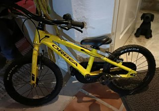 Bicicleta Orbea Infantil Amarilla