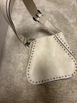 Bolso Parfois Blanco con Tachuelas