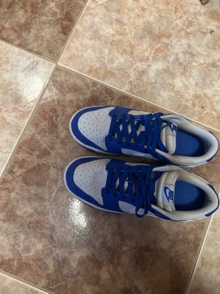 Zapatos Nike Dunk Azul y Blanco Casi Nuevas