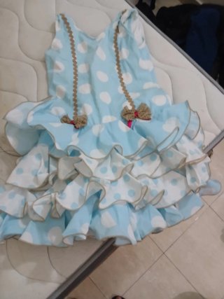 Vestido de flamenca con lunares