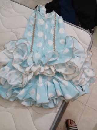 Vestido de flamenca con lunares
