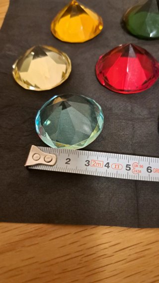 7 Cristales Piramidales Facetados