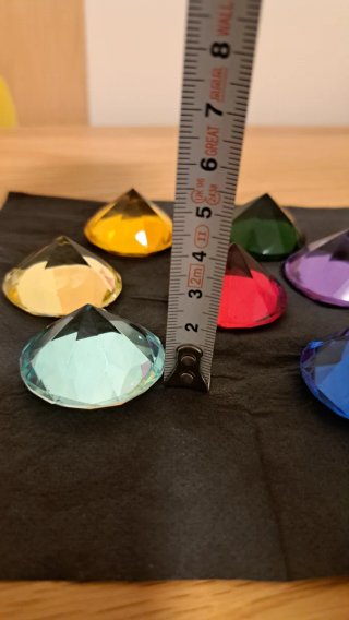 7 Cristales Piramidales Facetados
