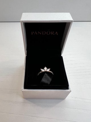 Anillo PANDORA oro rosa herbario - NUEVO