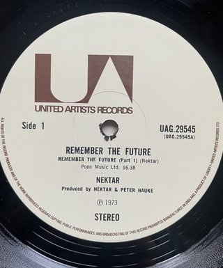 Vinilo Nektar Remember the Future 1973