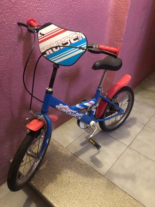 Bicicleta Infantil Azul y Roja