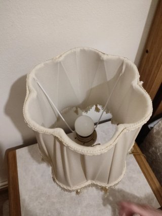 Juego de 2 Lámparas de Mesa Clásicas, de bronce