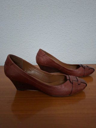 Zapatos de tacón cuña mujer