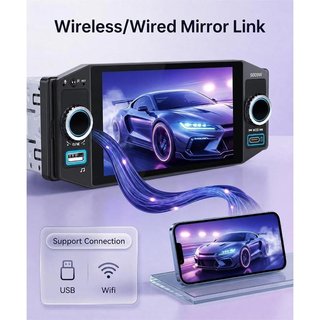 Radio coche 1 DIN Carplay Camara NUEVO
