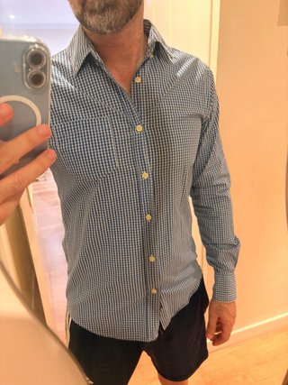 Camisa cuadros Pull&Bear Talla S