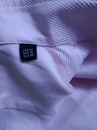 Camisa de vestir rosa para hombre