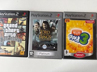 Consola Sony PlayStation 2 Negra + 3 Juegos