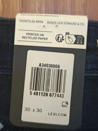 Pantalones vaqueros Levis NUEVOS CON ETIQUETAS