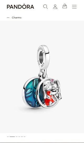Charm Pandora Disney Familia Lilo y Stitch