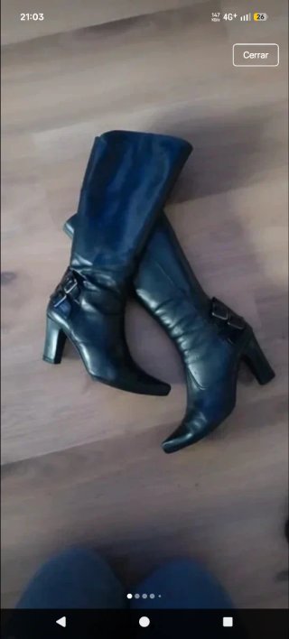 Botas de piel Luciano Barachini Talla 38
