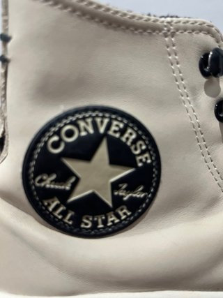 Zapatillas Converse All Star Piel Gris