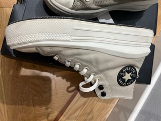 Zapatillas Converse All Star Piel Gris