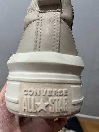 Zapatillas Converse All Star Piel Gris