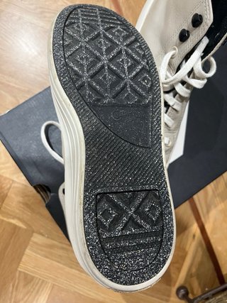 Zapatillas Converse All Star Piel Gris