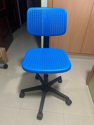 Silla de escritorio azul