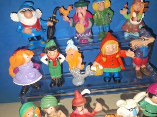 PVC Lote 21 Figuras Juplay Cuentos Infantiles