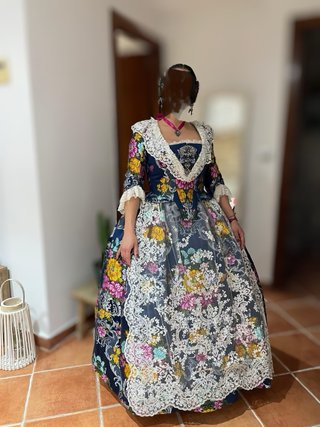Vestido de Fallera Azul