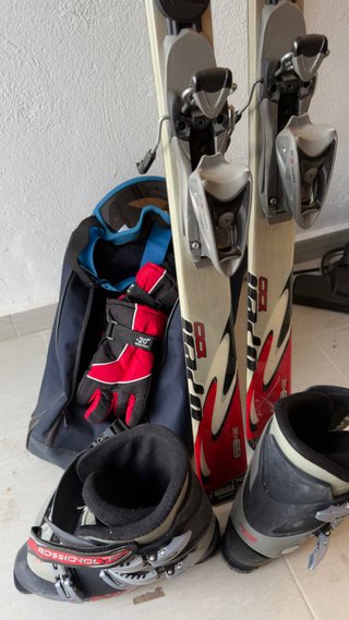 Esquís y botas Rossignol Open 100