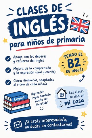 Clases particulares de inglés en VALDEMORO