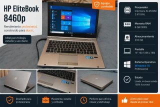 HP EliteBook 8460p i5 6GB RAM
