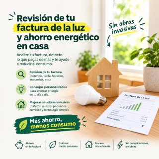 Optimizo tu factura de la luz y te ayudo a ahorrar