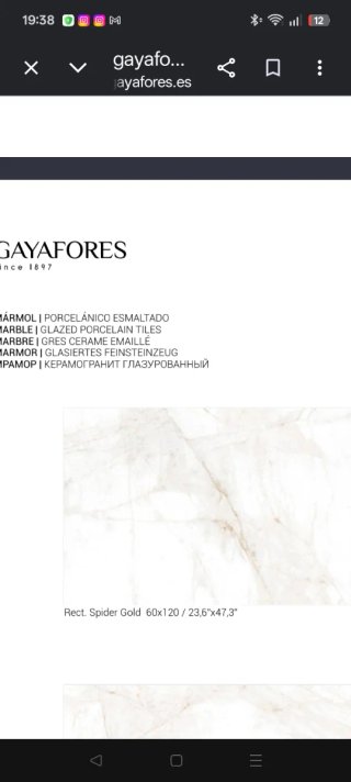 Porcelánico Gran Formato Gayafores