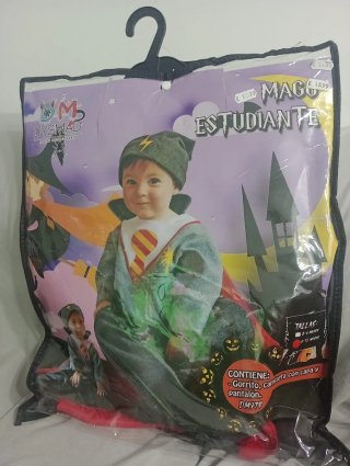 Disfraz Mago Estudiante 6-12 meses