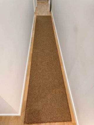 Alfombra Yute Pasillo 4,90m Beige/Marrón
