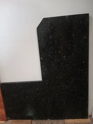 Encimera Rinconera de Granito Negro