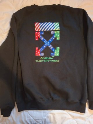Sudadera sin capucha off white