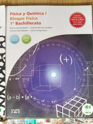 Libro 1º Bachillerato Física Química Lengua Inglés