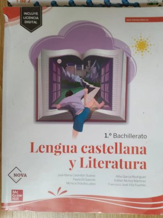 Libro 1º Bachillerato Física Química Lengua Inglés