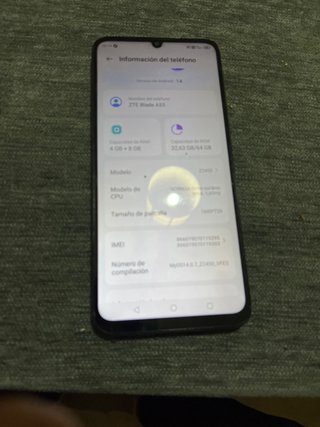 ZTE Blade A55 64GB Negro