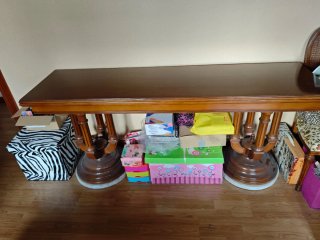 Mesa de salón extensible