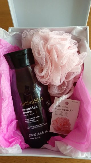 Kit Presente de banho .O Boticário Nativa SPA