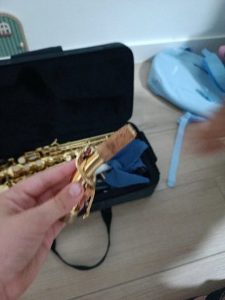 Saxofón Soprano Curvo Lade