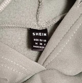 Sudadera Verde Shein con estampado
