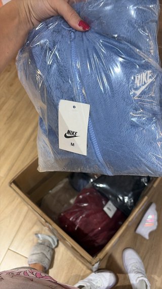 Chaqueta Nike polar azul talla M
