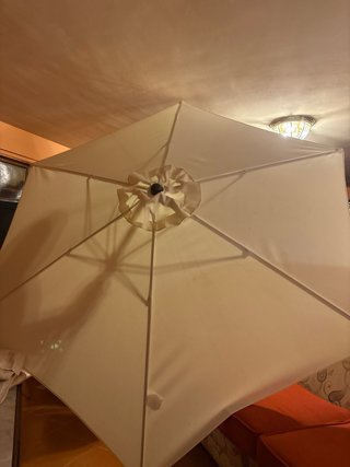 Sombrilla Blanca Grande