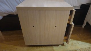 Cajonera de Madera con Dos Cajones