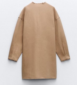 Vestido/Chaqueta Zara Beige Talla M