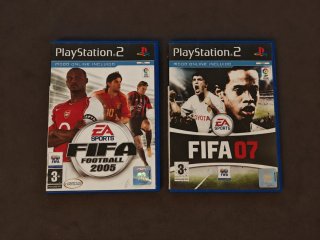 2 juegos FIFA PS2: FIFA 2005 ⚽ FIFA 07 ⚽